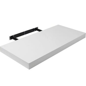 Raft de perete cu suport ascuns, Arly, 190x26x5 cm, MDF Alb Raft de perete cu suport ascuns, Arly, 190x26x5 cm, MDF Alb