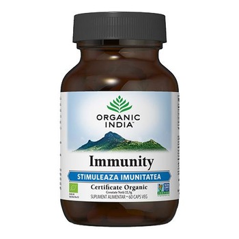 Supliment Alimentar Imunomodulator Immunity Bio 60cps Organic India Supliment Alimentar Imunomodulator Immunity Bio 60cps Organic India