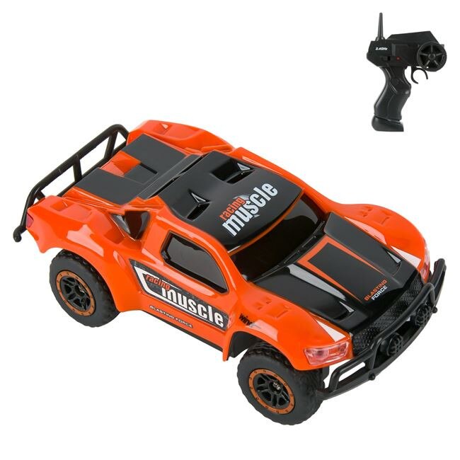 Masina cu telecomanda Drifter Racing Muscle, scara 1:43, portocaliu/negru
