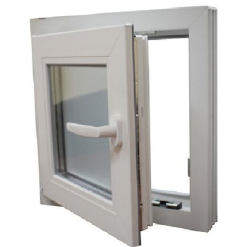 Fereastra PVC , Rehau, 1 canat, Alb, Deschidere simpla pe partea stanga, 500x500 mm Fereastra PVC , Rehau, 1 canat, Alb, Deschidere simpla pe partea stanga, 500x500 mm