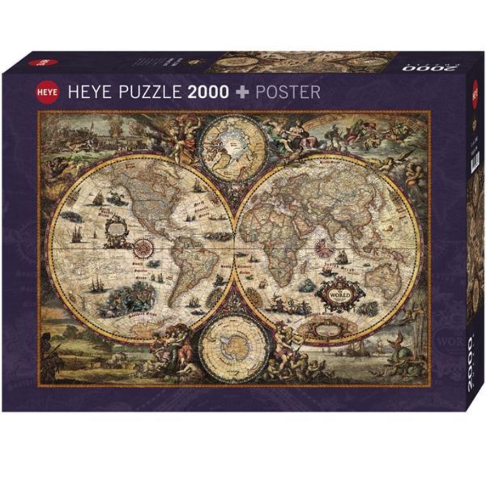Puzzle Heye - Vintage World, 2000 piese