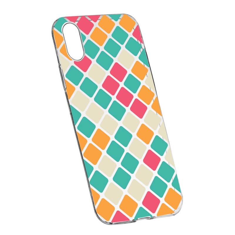 Husa pentru Apple iPhone XR, Mozaic, 123, Silicon