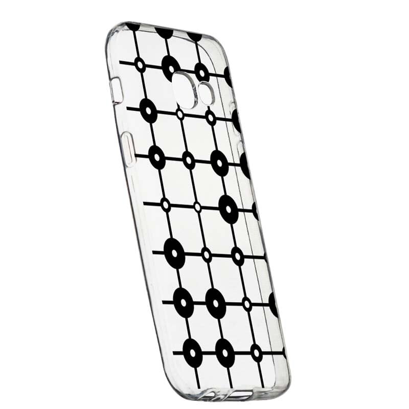 Husa Silicon, Transparent, Slim, Line, 124, Samsung Galaxy A5 2017