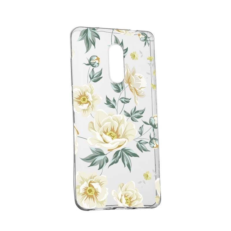 Husa Silicon, Transparent, Slim, Floral, 126, Huawei Honor 6A