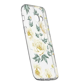 Husa Silicon, Transparent, Slim, Floral, 126, Samsung Galaxy A5 2017 Husa Silicon, Transparent, Slim, Floral, 126, Samsung Galaxy A5 2017
