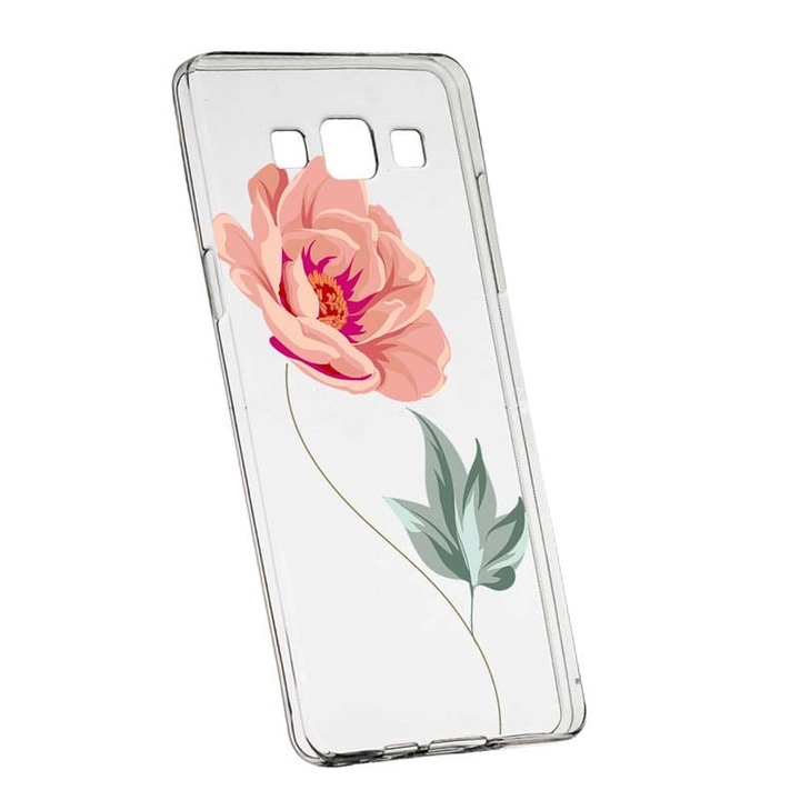Szilikon tok, átlátszó, vékony, rózsaszín, 127, Huawei MATE 10