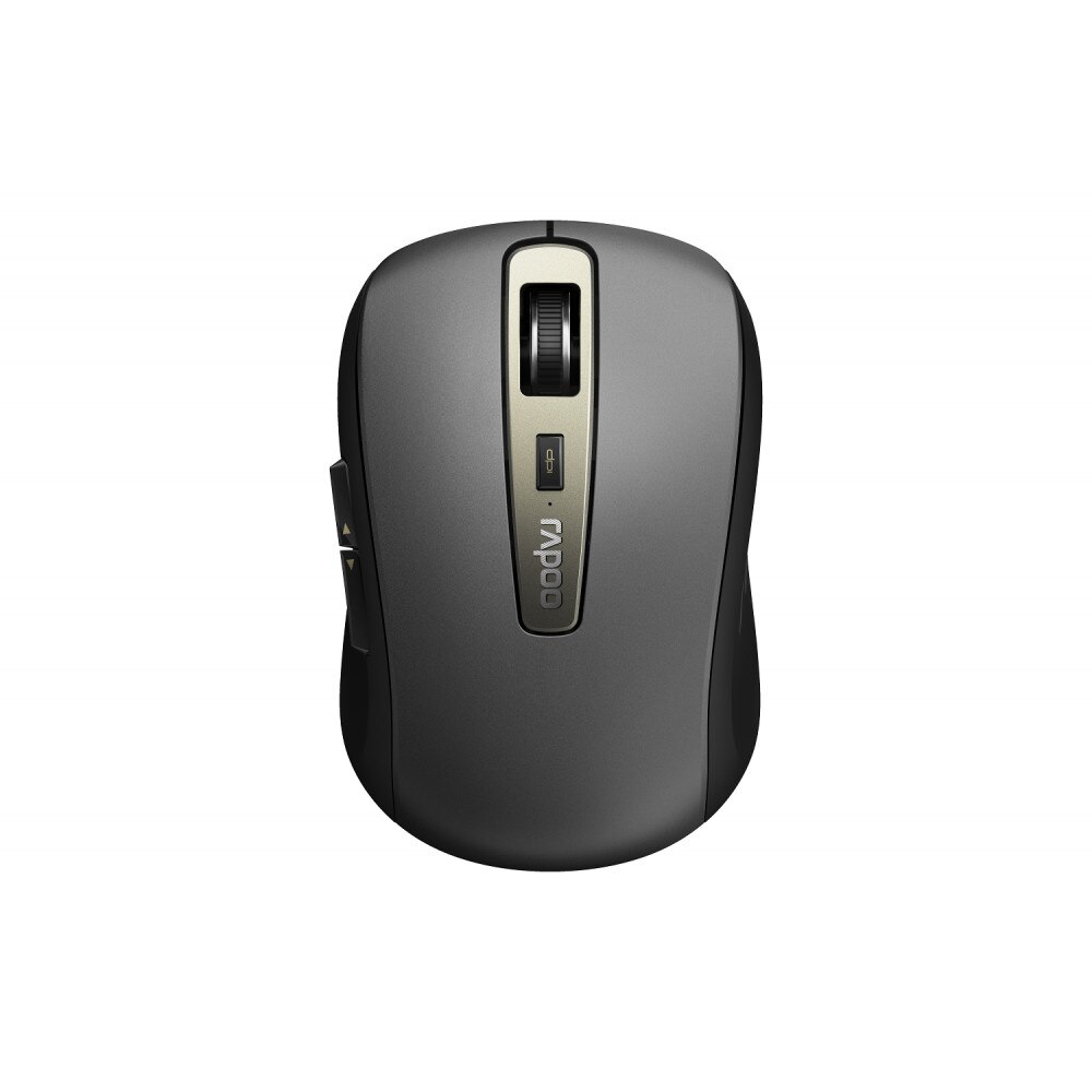Mouse Optic Wireless Mouse RAPOO MT350, Multi-mode, Bluetooth & 2.4Ghz, Negru