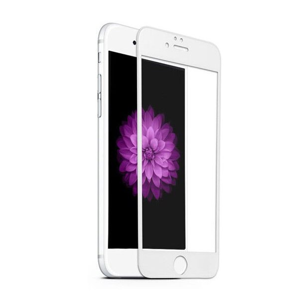 Folie sticla securizata tempered glass iPhone 7 Plus Full 3D - White