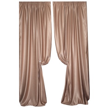 Set 2 draperii MASTEL 100x245cmx2 culoare cappuccino model catifelat uni Set 2 draperii MASTEL 100x245cmx2 culoare cappuccino model catifelat uni