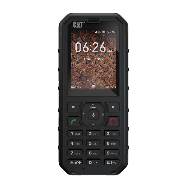 Мобилен телефон CAT B35, Dual SIM, 4G, Black