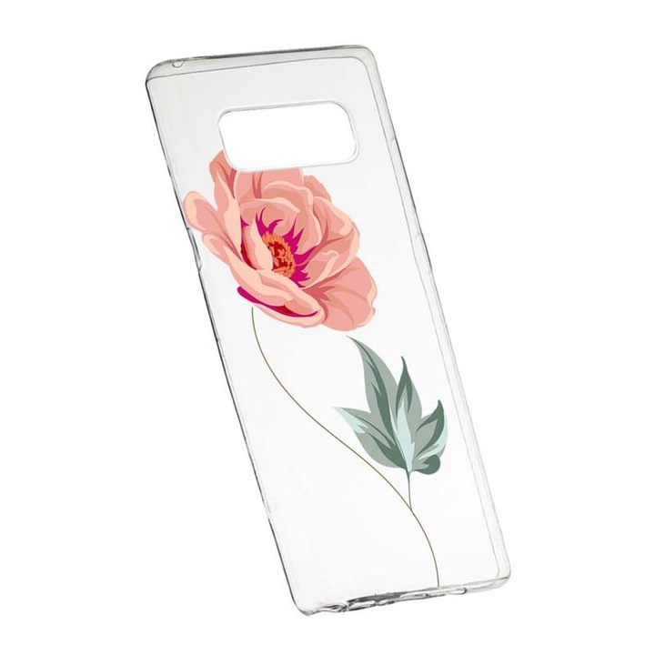Husa pentru Samsung Galaxy Note 9, Rose, 127, Silicon