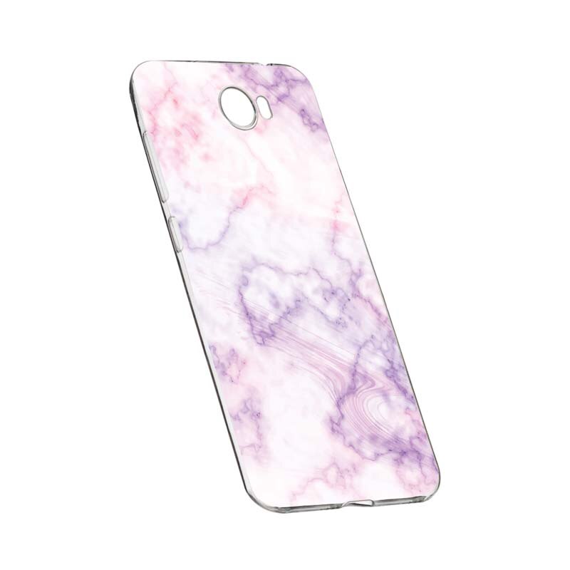 Husa Silicon, Transparent, Slim, Marble, 129, Huawei Y7 / Enjoy 7 Plus / Nova Lite Plus 2017