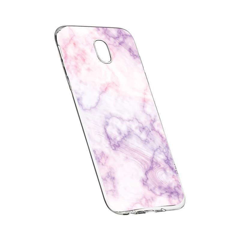 Husa Silicon, Transparent, Slim, Marble, 129, Samsung Galaxy J3 2017