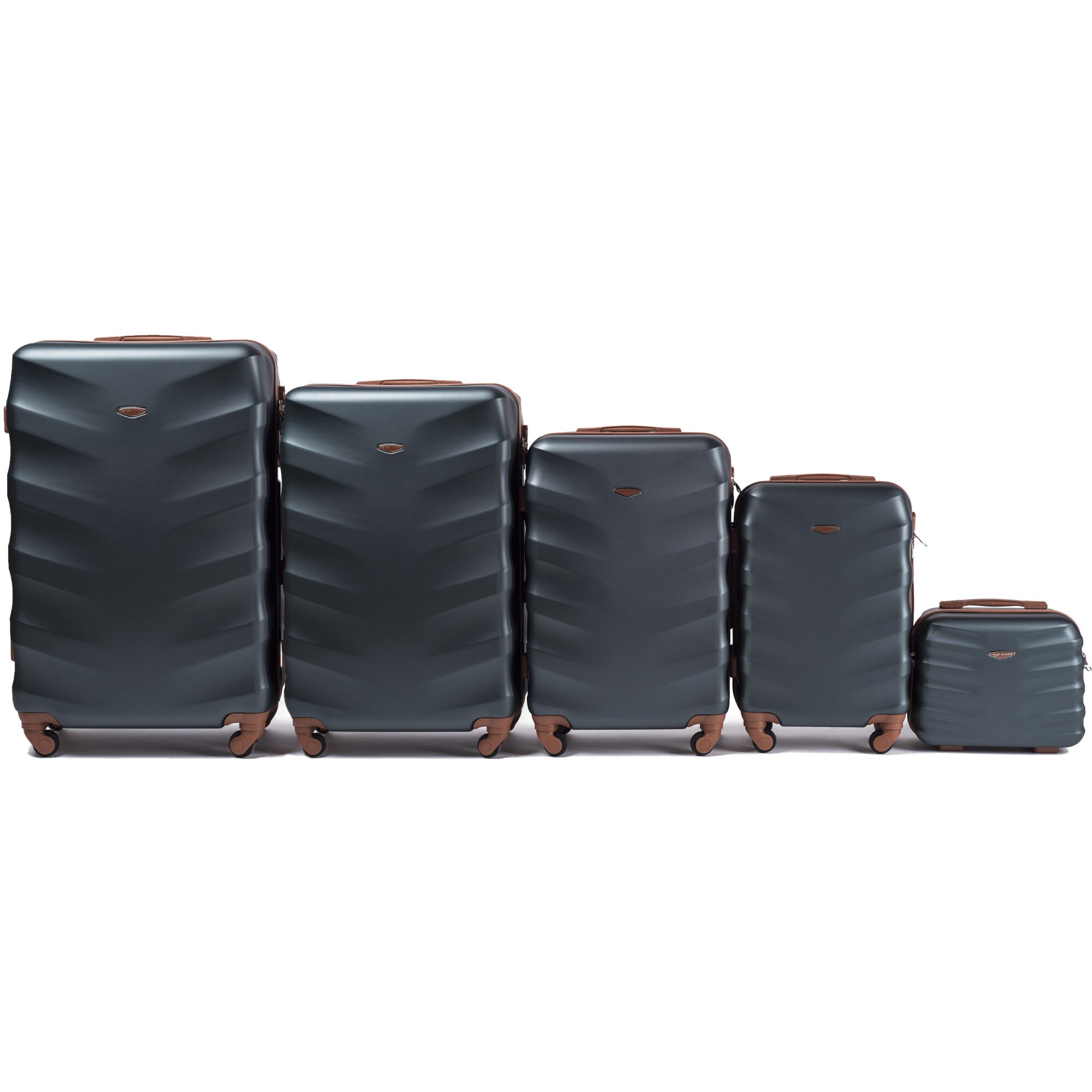 Set Troler, WINGS, ALBATROSS, ABS, 5 Piese, Verde inchis