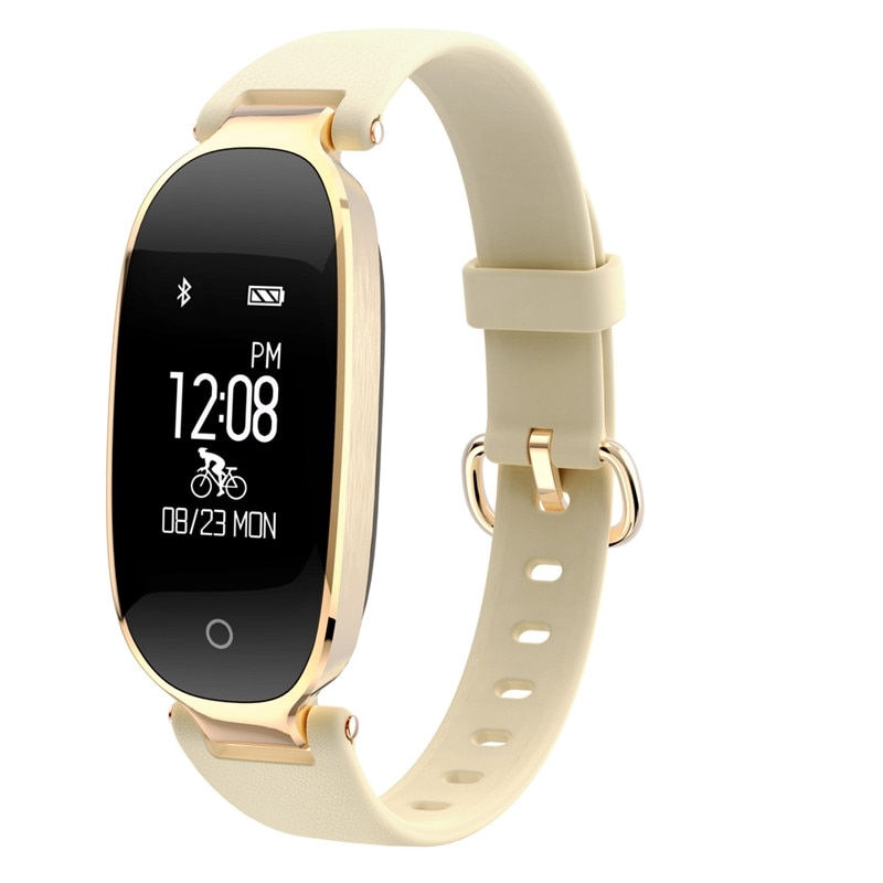 Bratara Fitness Smart Wristband Bigshot™ S3, cu Functii Fitness, Auriu