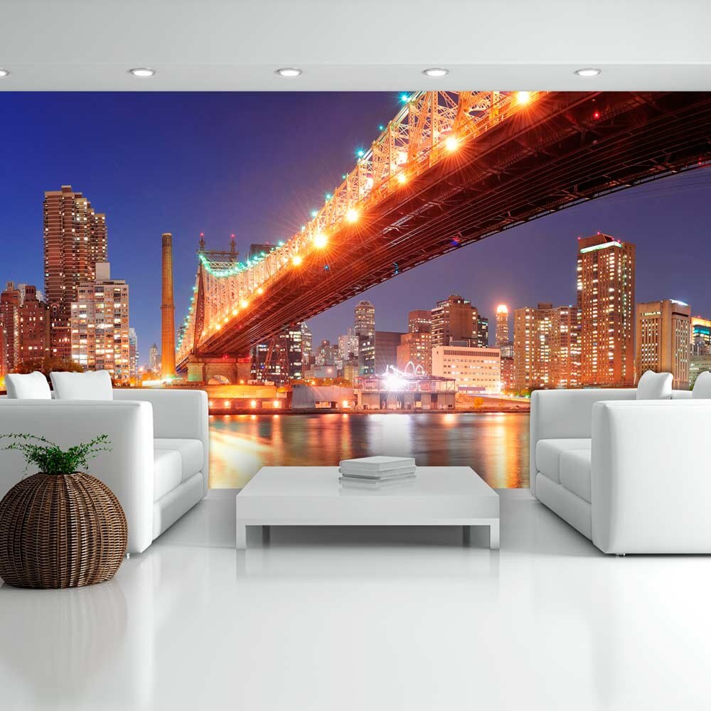 Fototapet vlies XXL - Queensborough Bridge - New York - 550 x 270 cm