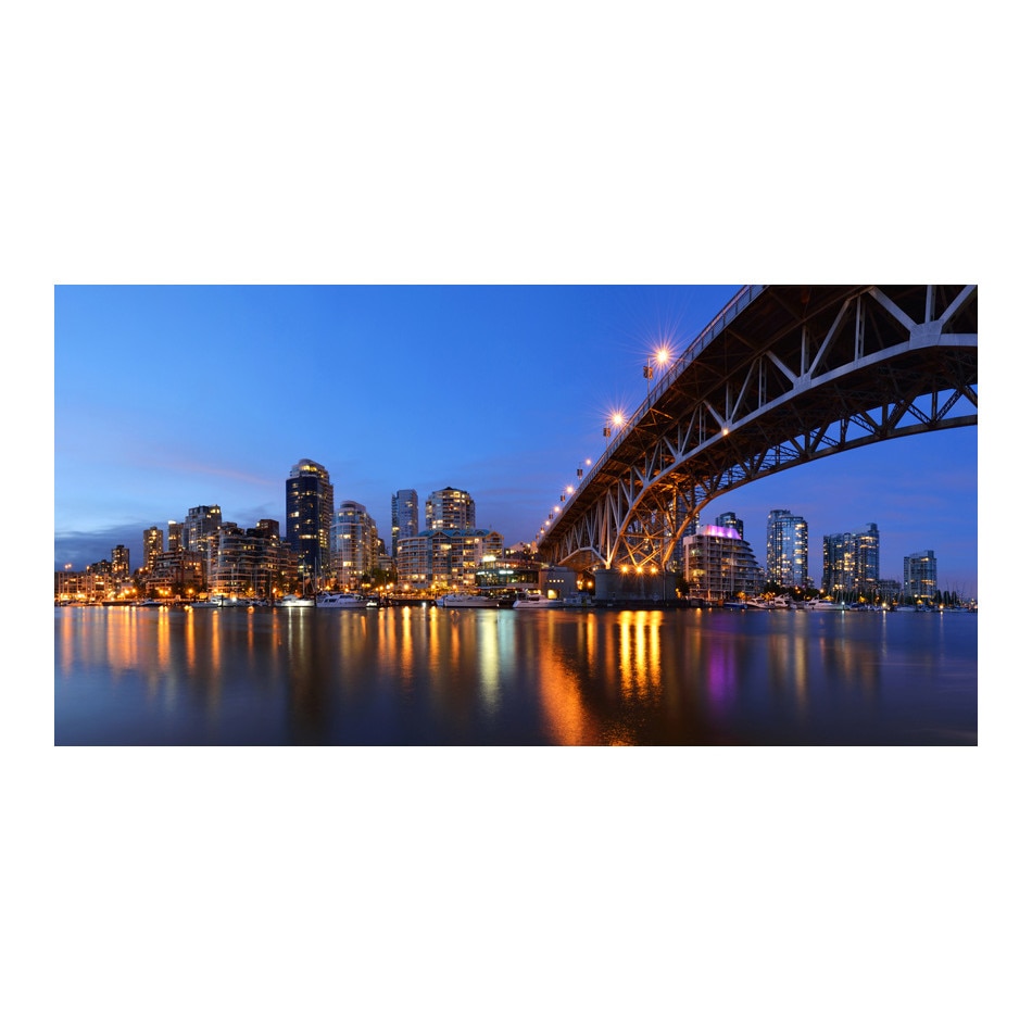 Fototapet vlies - Granville Bridge Vancouver Canada - 550 x 270 cm