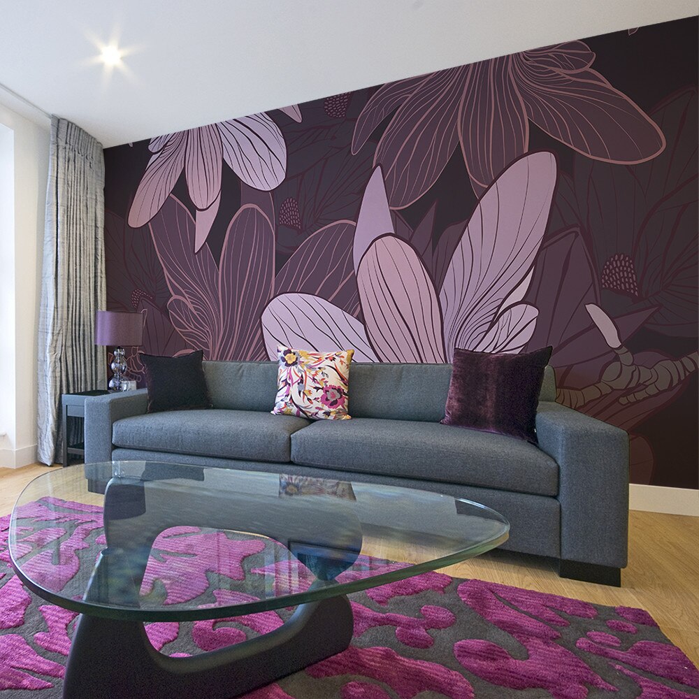 Fototapet vlies XXL - Dreamy flowers - 550 x 270 cm