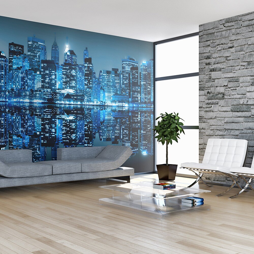 Fototapet vlies XXL - Ocean of lights - NYC - 550 x 270 cm