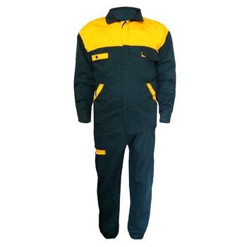 Salopeta de lucru Endurance cu pantaloni pieptar, Verde/Galben, marimea 58 (3XL) Salopeta de lucru Endurance cu pantaloni pieptar, Verde/Galben, marimea 58 (3XL)