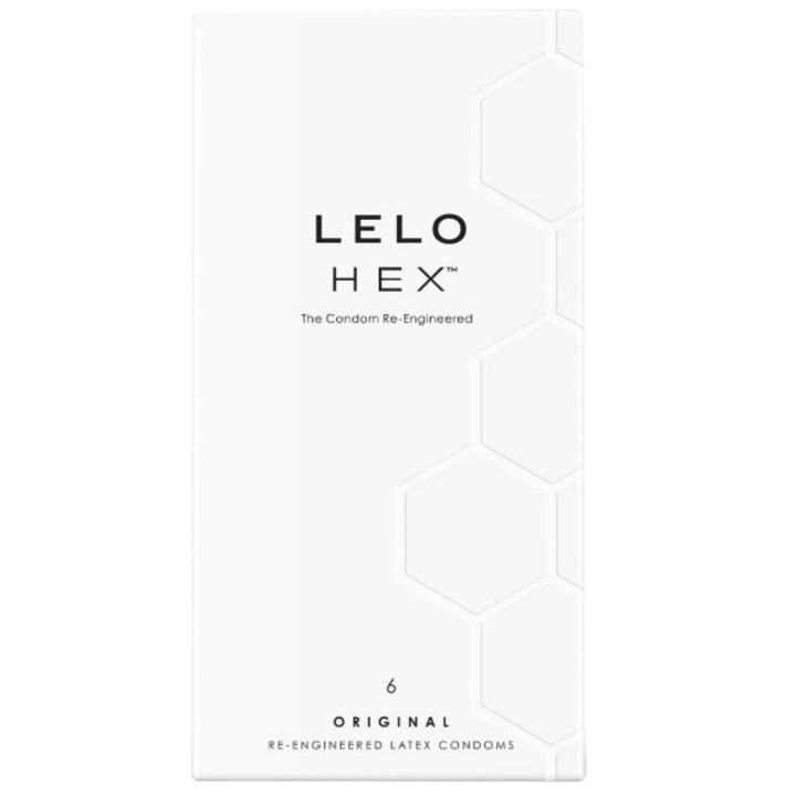 Кутия с презервативи Lelo Xex, Латекс, Без аромат, 6 броя