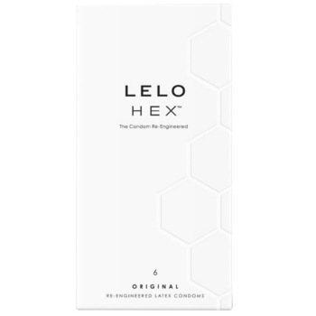 Cutie 6 prezervative Lelo Xex, latex, fara aroma Cutie 6 prezervative Lelo Xex, latex, fara aroma