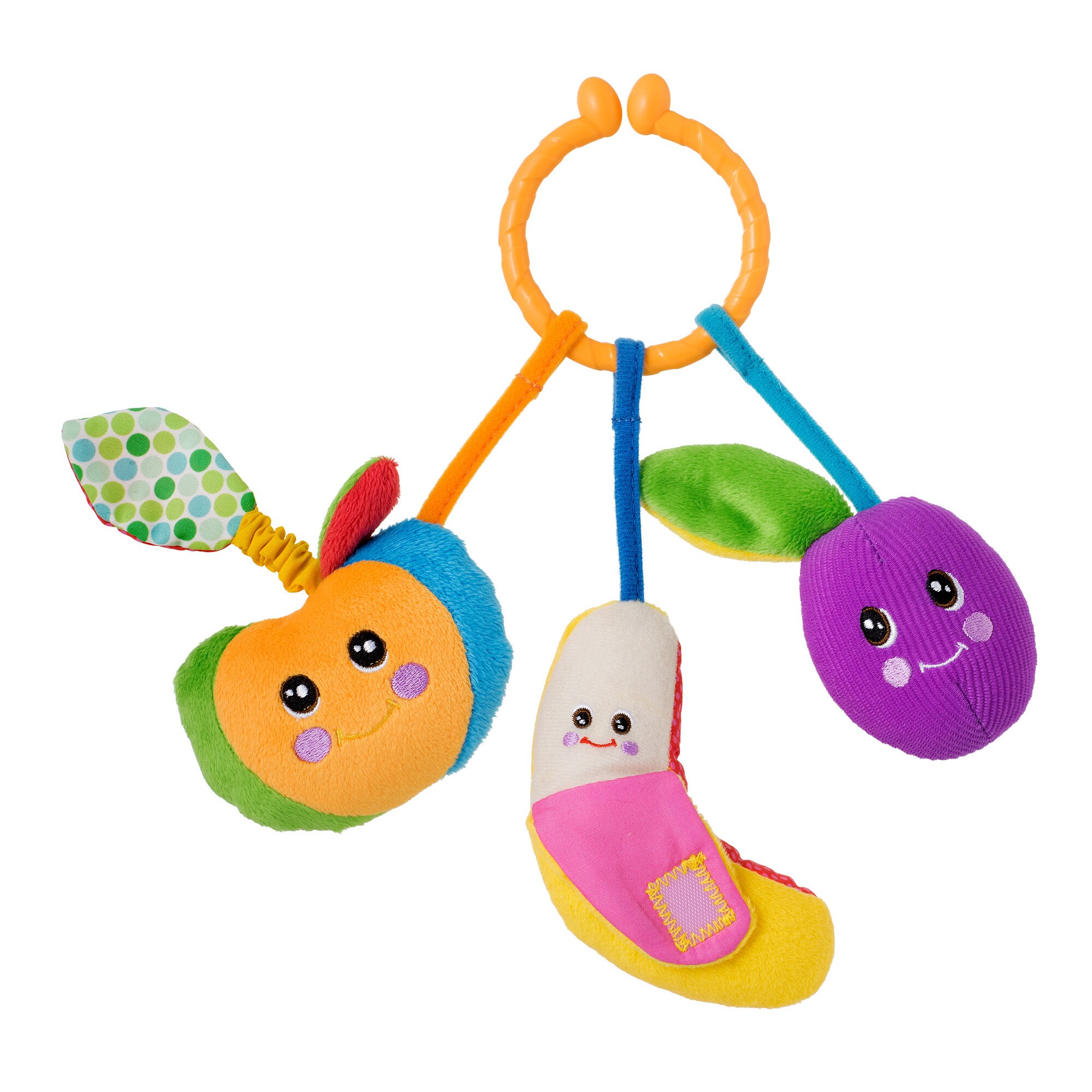 Jucarie Chicco Tutti frutti pentru carucior, 3-24 luni