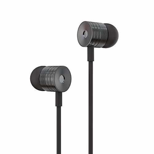 Casti Audio In-Ear Metal, cu Microfon, Auriu