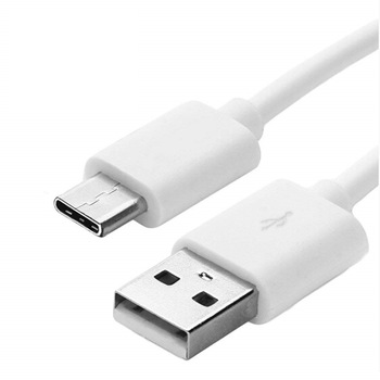 Cablu de Incarcare Epenyu USB tip C, 1 metru, Gumat, Alb Cablu de Incarcare Epenyu USB tip C, 1 metru, Gumat, Alb