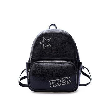 Rucsac Dama Rock Star Negru Rucsac Dama Rock Star Negru