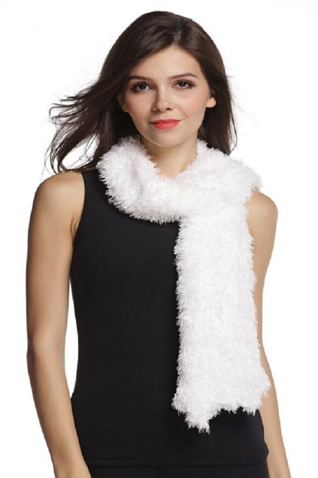 Multifunctional esarfa, Magic scarf, LRTM, alb