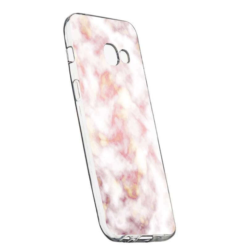 Husa Silicon, Transparent, Slim, Marble, 130, Samsung Galaxy A5 2017