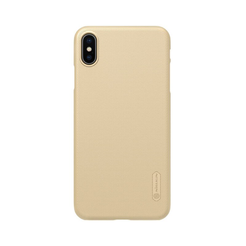 Husa Slim Nillkin Frosted Cu Stand Birou iPhone Xs Max Gold
