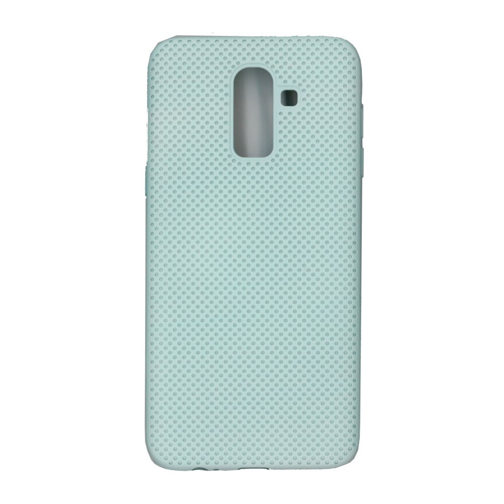 Husa din silicon cu perforatii, Eurocell, pentru Samsung Galaxy J8 2018, verde