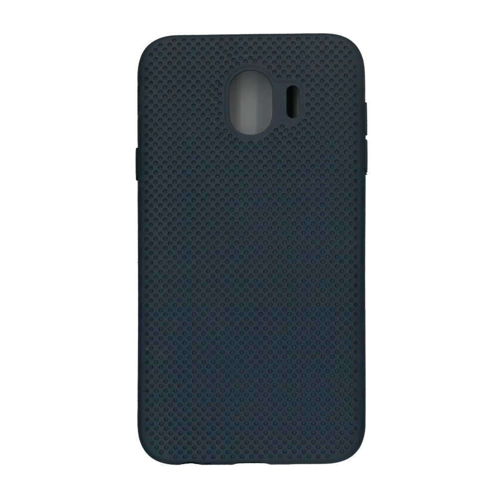 Husa din silicon cu perforatii, Eurocell, pentru Samsung Galaxy J4 2018, albastru