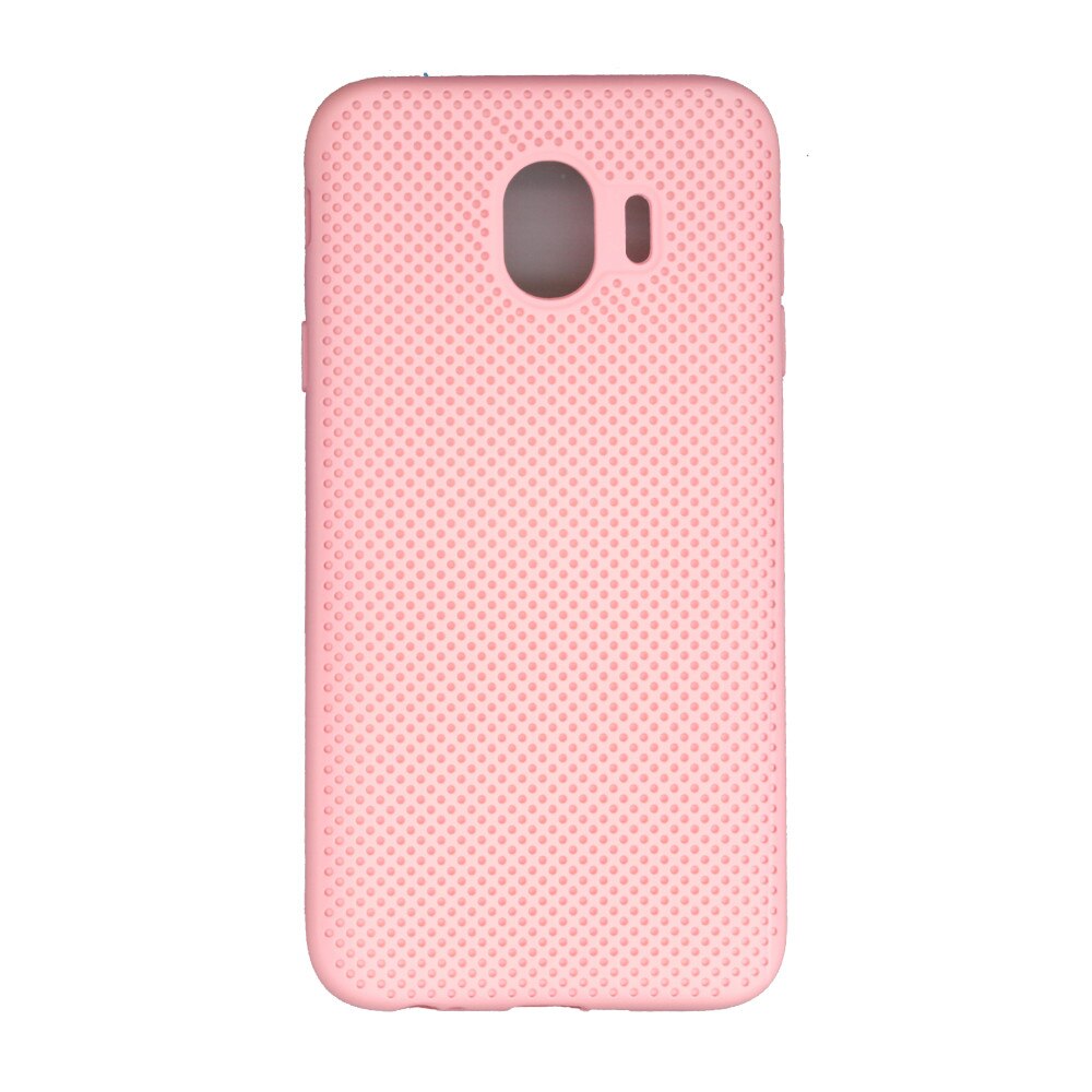 Husa din silicon cu perforatii, Eurocell, pentru Samsung Galaxy J4 2018, roz