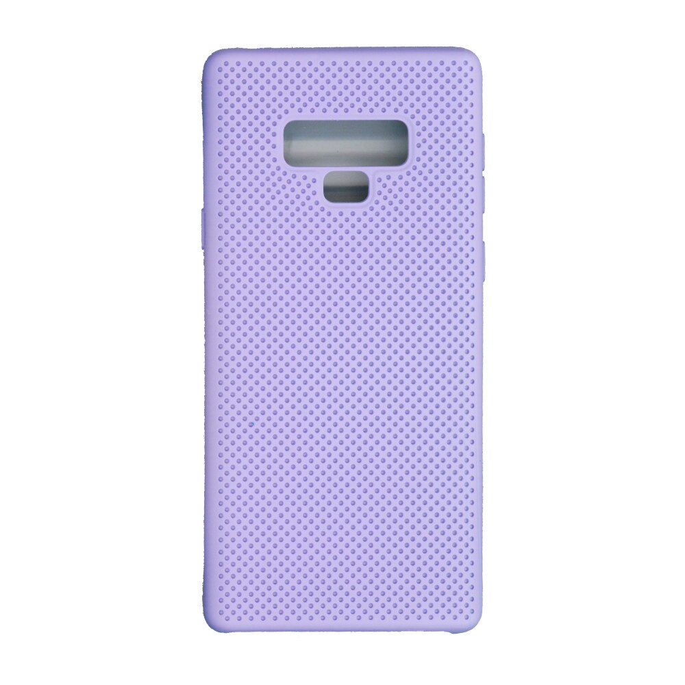 Husa din silicon cu perforatii, Eurocell, pentru Samsung Galaxy Note 9, mov