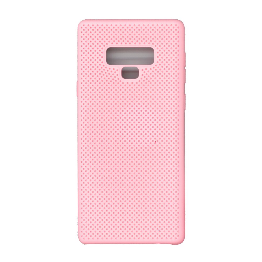 Husa din silicon cu perforatii, Eurocell, pentru Samsung Galaxy Note 9, roz