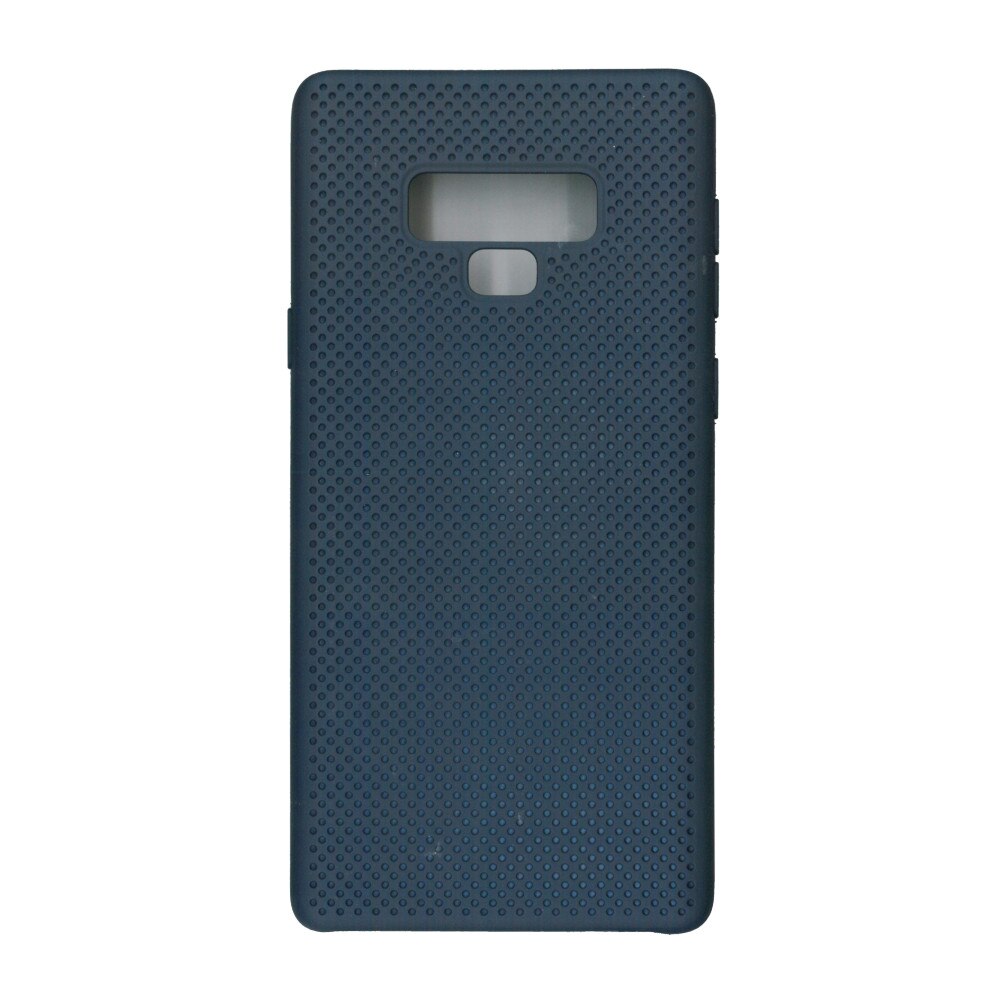 Husa din silicon cu perforatii, Eurocell, pentru Samsung Galaxy Note 9, albastru