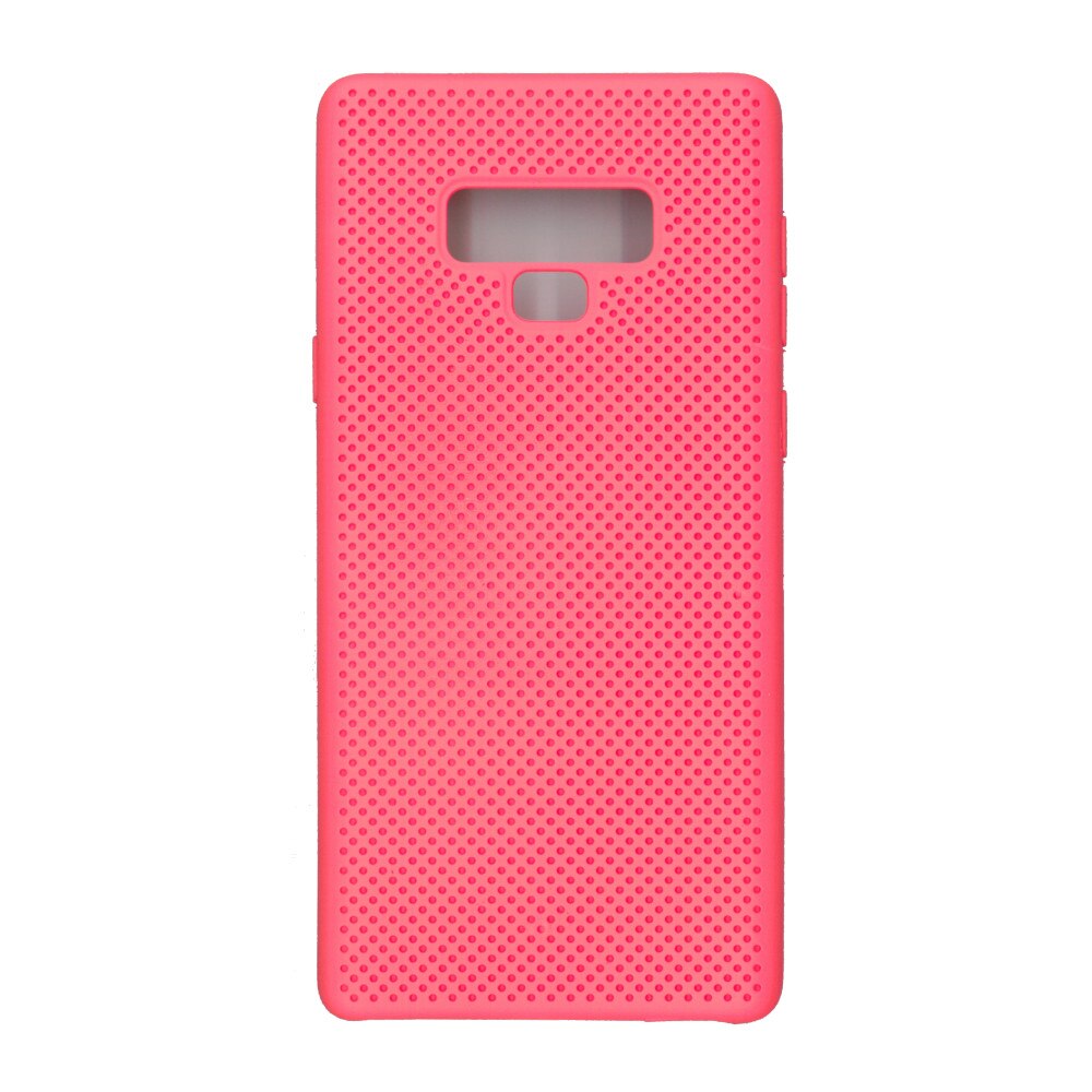 Husa din silicon cu perforatii, Eurocell, pentru Samsung Galaxy Note 9, portocaliu