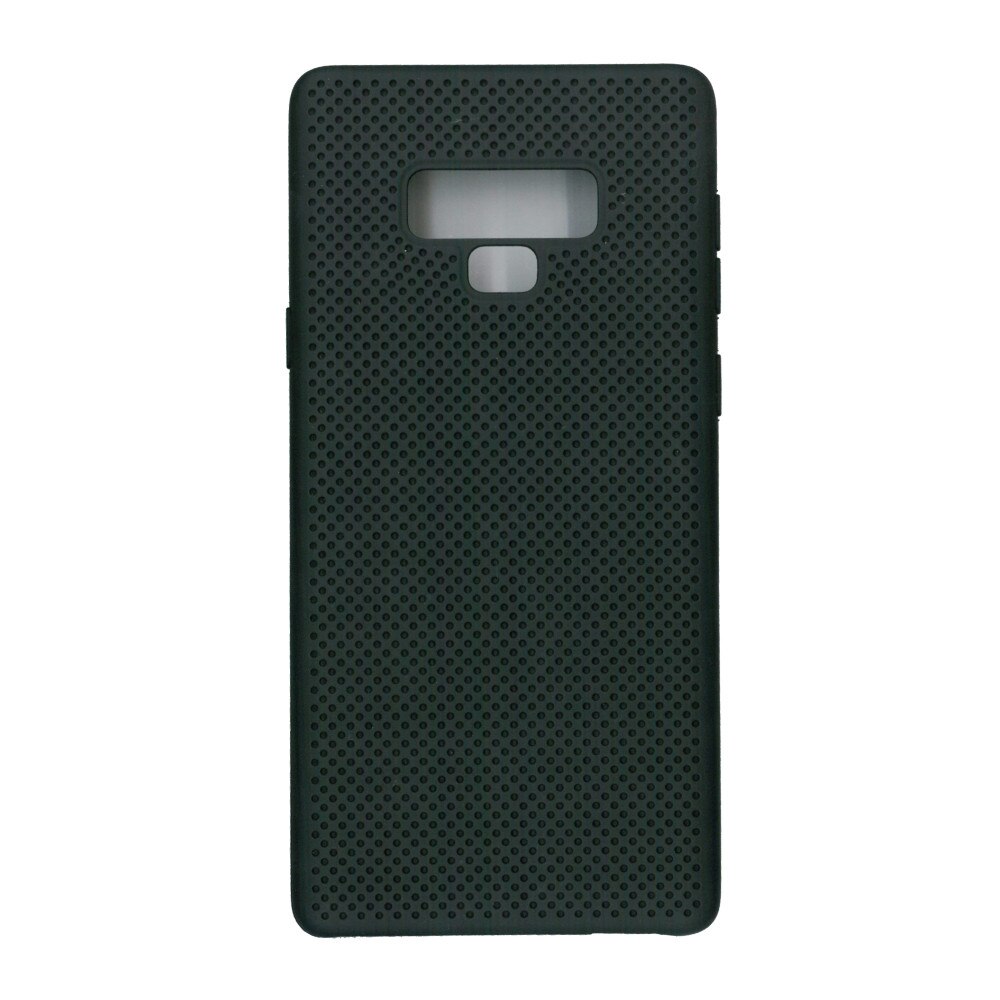 Husa din silicon cu perforatii, Eurocell, pentru Samsung Galaxy Note 9, negru