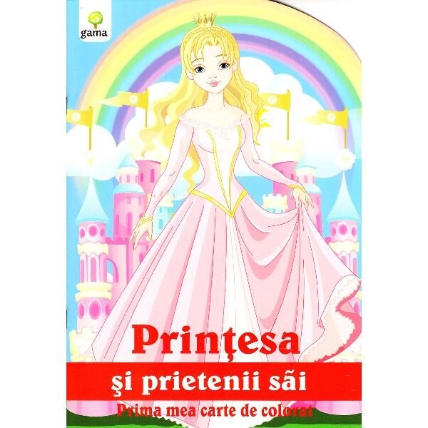 Printesa si prietenii sai, Carte colorat