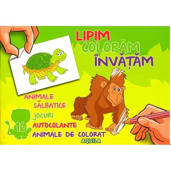 Lipim, coloram, invatam - Animale salbatice