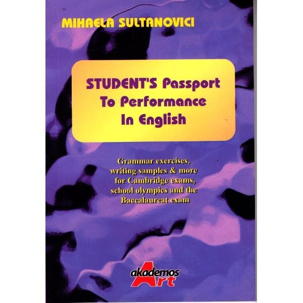 Students passport to performance In English - Mihaela Sultanovici