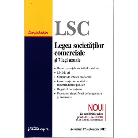 Legislatia Societatilor Cod 656 Actualizat La 21 02 2018 Beckshop