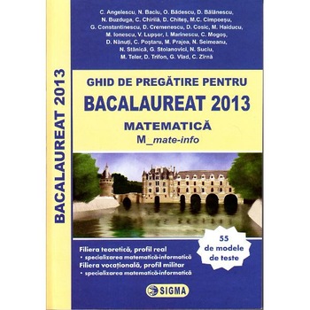 Bac 2013 Matematica - C. Angelescu, N. Baciu, O. Badescu, D. Balanescu Bac 2013 Matematica - C. Angelescu, N. Baciu, O. Badescu, D. Balanescu