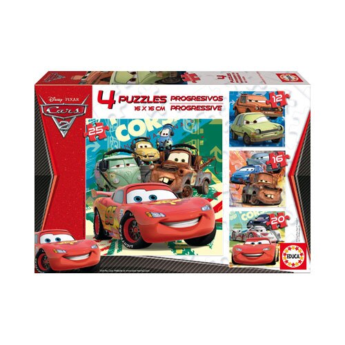 Puzzle Educa Progresiv Cars
