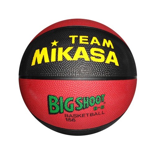 Minge baschet 156BR, Mikasa, Negru/Rosu