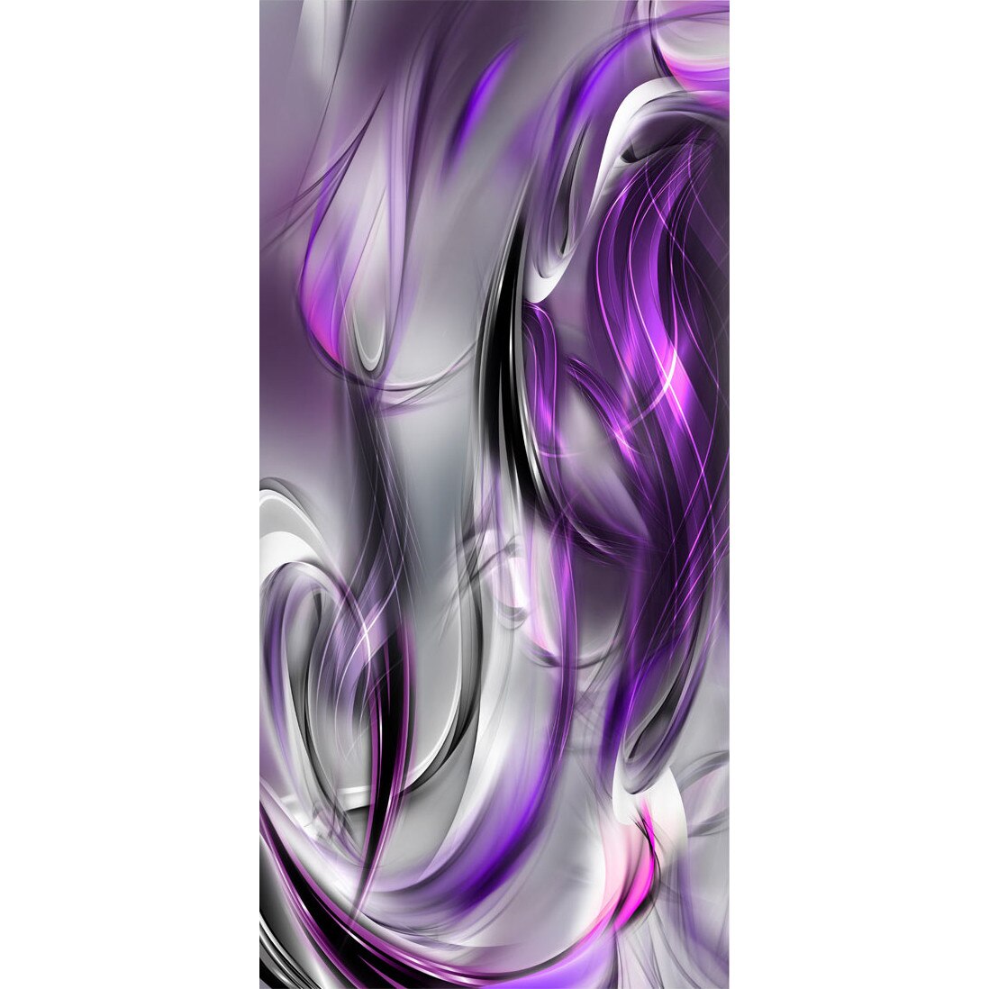 Fototapet vlies pentru usa - Purpuria abstractizare I - 70 x 210 cm