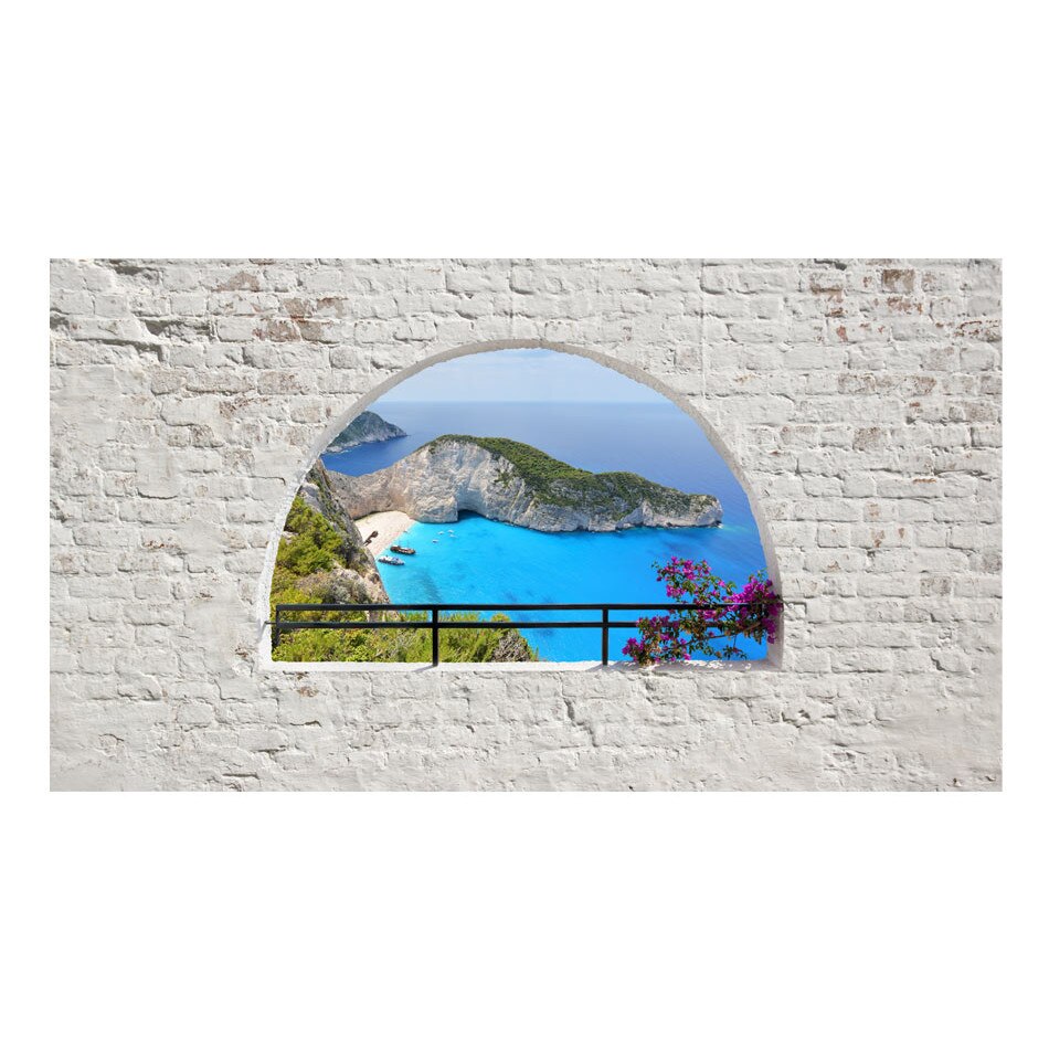Fototapet vlies - Fereastra de fantezie - 500 x 280 cm